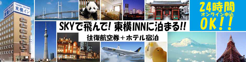 SKY飛んで!東横INNに泊まる!
