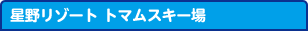 星野リゾート トマムスキー場