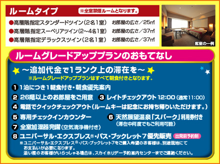 ルームグレードアップ